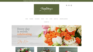 Thumbnail of singletarysflorals.com