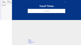 Thumbnail of yusuftimes.com