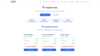 Thumbnail of peptidecritic.com