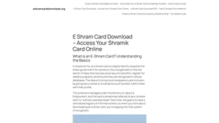 Thumbnail of eshramcarddownloads.org