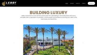 Thumbnail of lebbycontractors.com