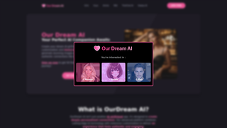Thumbnail of our-dream-ai.net