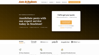 Thumbnail of antsrodentsstockton.com