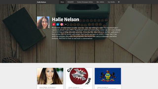 Screenshot of hallenaominelson.com