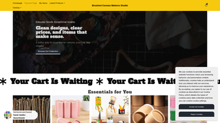 Thumbnail of brushedcanvasmakersstudio.com