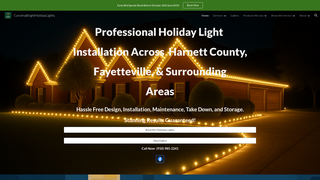 Thumbnail of carolinabrightholidaylights.com
