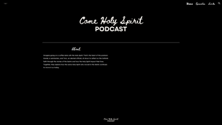 Thumbnail of comeholyspiritpodcast.com