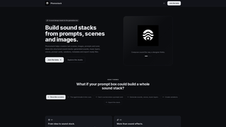 Screenshot of phonostack.app