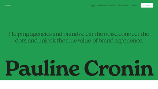Thumbnail of paulinecronin.com