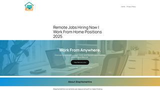 Thumbnail of stayhomehire.com