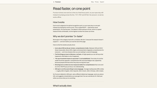 Screenshot of punctumreader.com