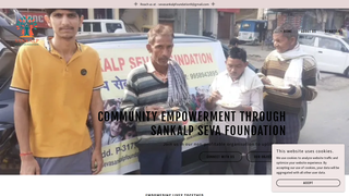 Screenshot of sankalpsevafoundation.org