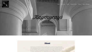 Thumbnail of kaymyraysevents.com