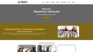 Thumbnail of devasthalividyalaya.com