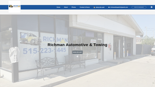 Thumbnail of richmanautomotiveandtowing.com