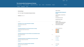 Thumbnail of sustainabledevreview.com