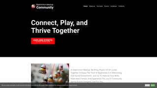 Thumbnail of badmintonmeetup.com