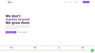Screenshot of klikitmedia.com