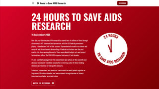 Thumbnail of saveaidsresearch.org