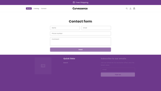 Thumbnail of thecurveessence.com