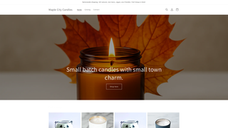Thumbnail of maplecitycandles.com