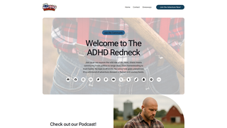 Thumbnail of theadhdredneck.com