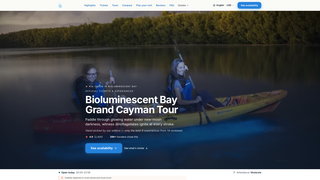 Screenshot of bioluminescentbaygrandcaymantour.com