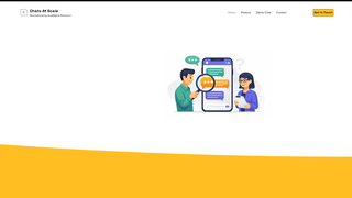 Screenshot of chatsatscale.com