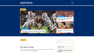 Thumbnail of jayw3sports.com