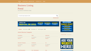 Thumbnail of businesslistingportal.com