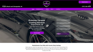 Thumbnail of ceramickingcoatingsvb.com