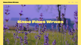 Thumbnail of katiefikeswrites.com