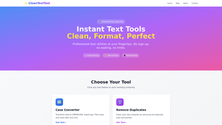 Thumbnail of cleantexttool.com