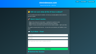 Thumbnail of aimindweave.com