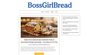 Thumbnail of bossgirlbread.com