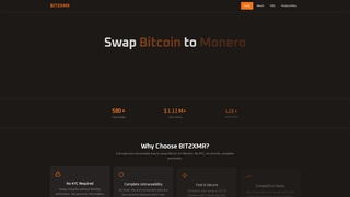 Screenshot of bit2xmr.com