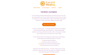 Thumbnail of lucenthealing.com