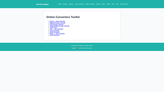 Thumbnail of devtoolhelper.com