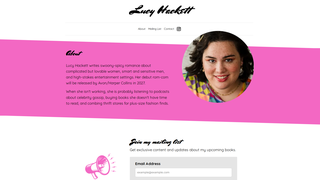 Thumbnail of lucyhackettauthor.com