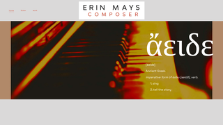 Thumbnail of erinmays.com