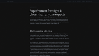 Screenshot of primeforesight.ai