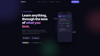 Screenshot of subjectlyapp.com