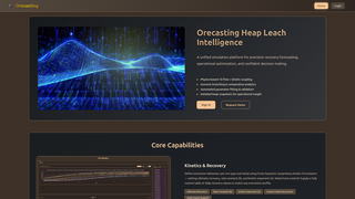 Screenshot of orecasting.com