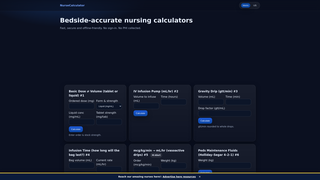 Thumbnail of nursecalculator.com