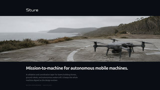 Screenshot of sture.io