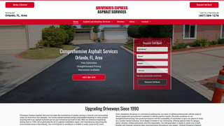 Thumbnail of drivewaysexpressasphalt.com
