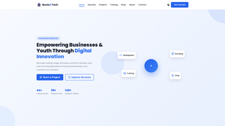Screenshot of bunioxtech.com