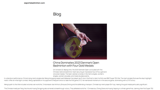 Thumbnail of esportsbadminton.com