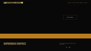 Screenshot of diamondbackgraphics.com