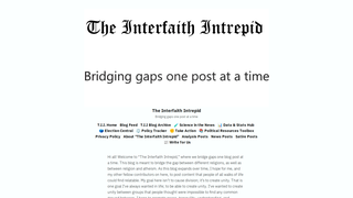 Thumbnail of theinterfaithintrepidart.com